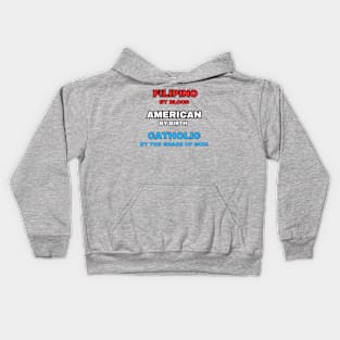 Filipino American Catholic (American-Born) Kids Hoodie